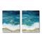 Stupell Industries Tide Crash to Shore Nautical Beach Watercolor Canvas Wall Art